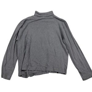 Vintage Cherokee Women's Gray Long Sleeve Turtleneck Sweater XXL Cottage Grunge